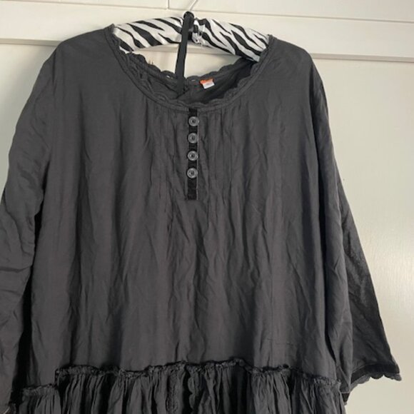 Ewa I Walla Dress Black Sample XL X-Large Viscose Goth Lagenlook NWOT Like New - Picture 6 of 15